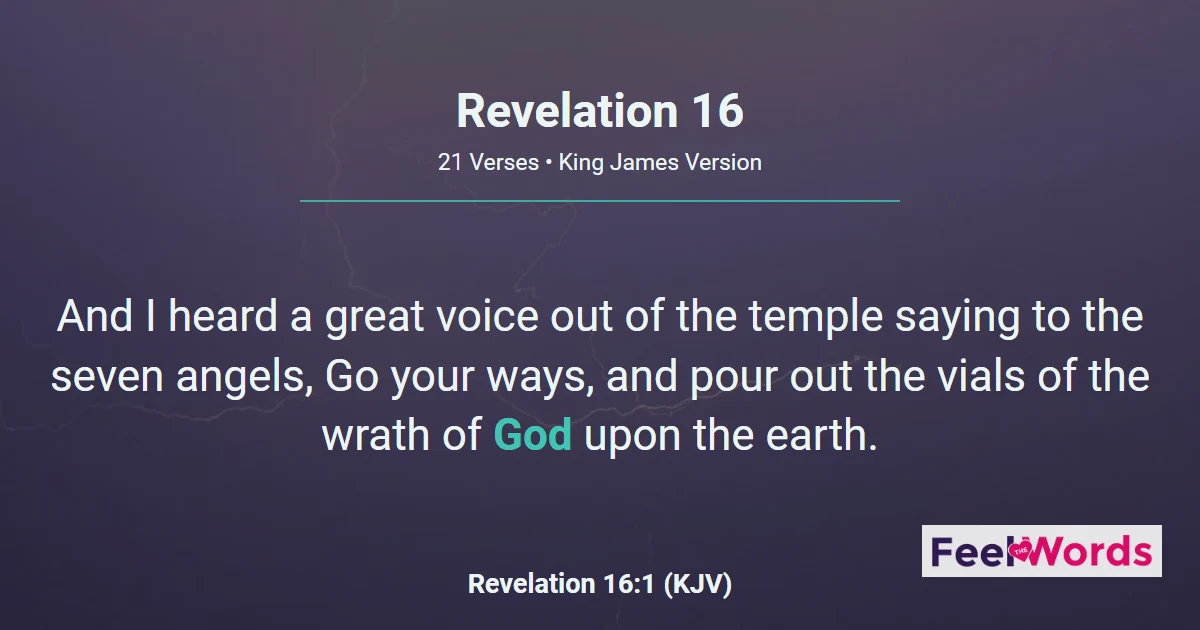 Revelation 16: The Seven Vials and Armageddon