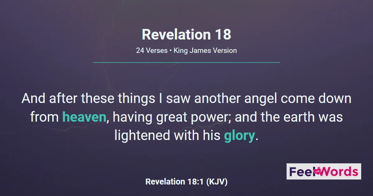 Revelation 18: The Fall of Babylon the Great