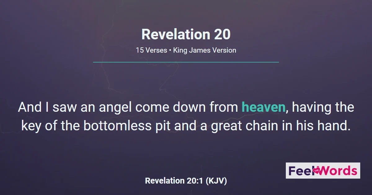 Revelation 20: The Thousand Years and Judgment