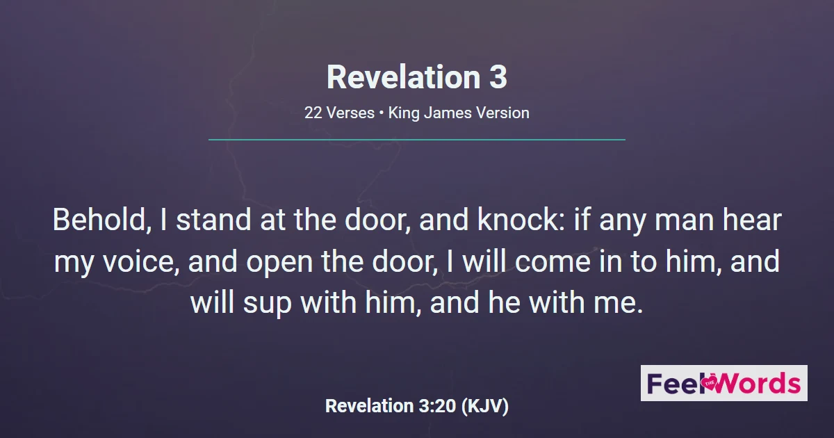 Revelation 3: Laodicea Lukewarm