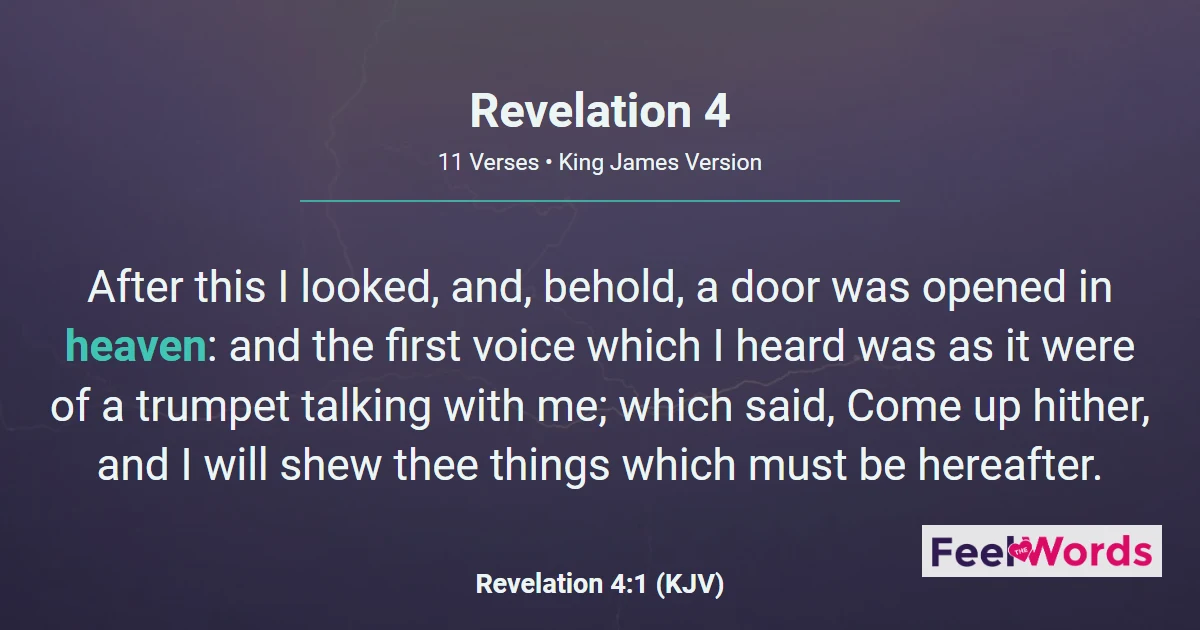 Revelation 4: Throne in Heaven