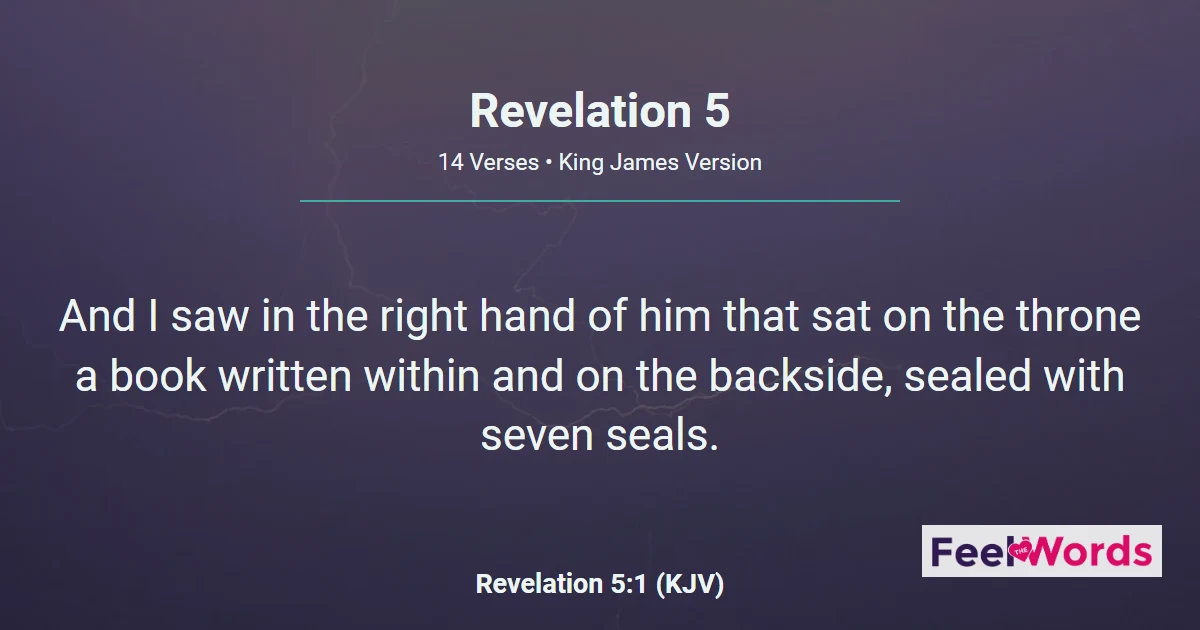 Revelation 5: Worthy Is the Lamb