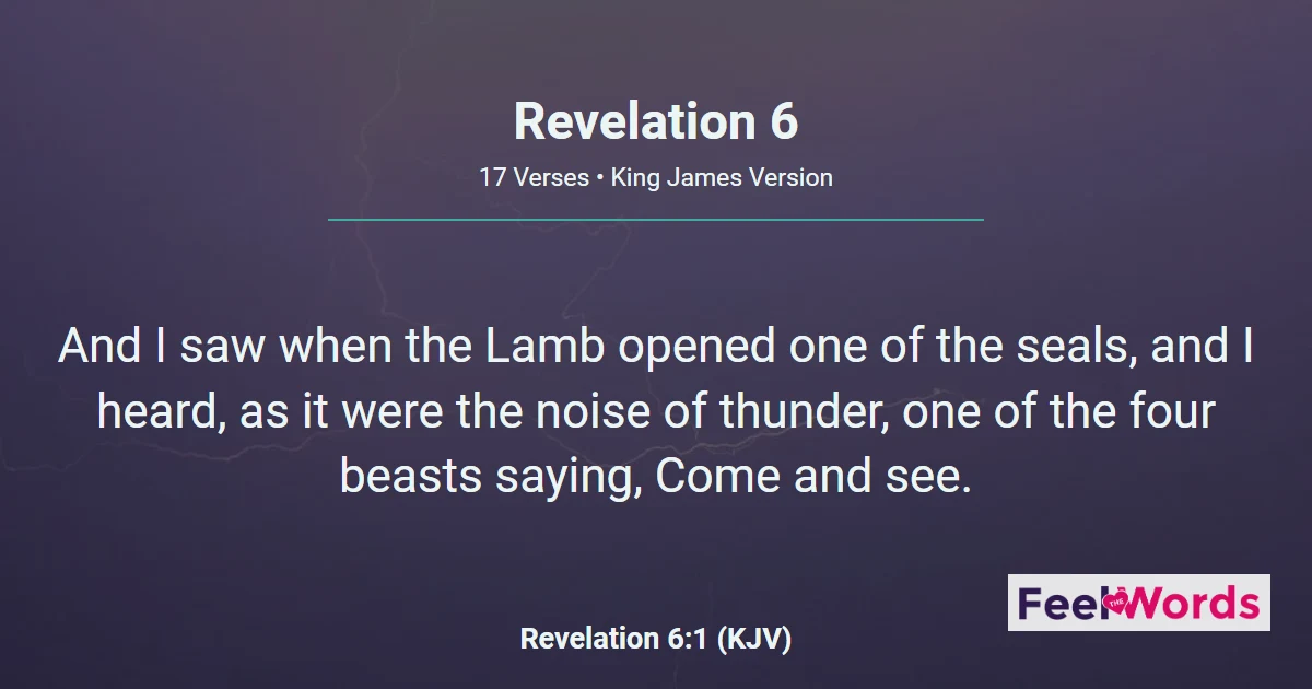 Revelation 6: The Four Horsemen