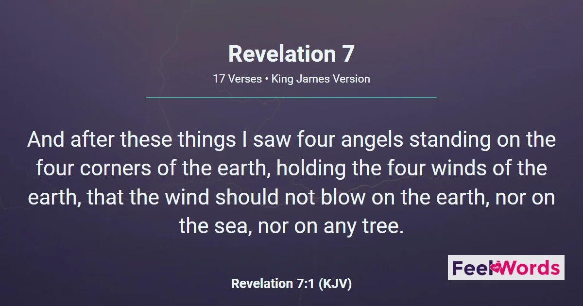 Revelation 7: 144,000 Sealed