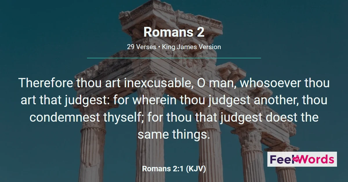 Romans 2 - God's Impartial Judgment