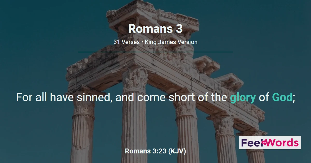 Romans 3 - All Have Sinned