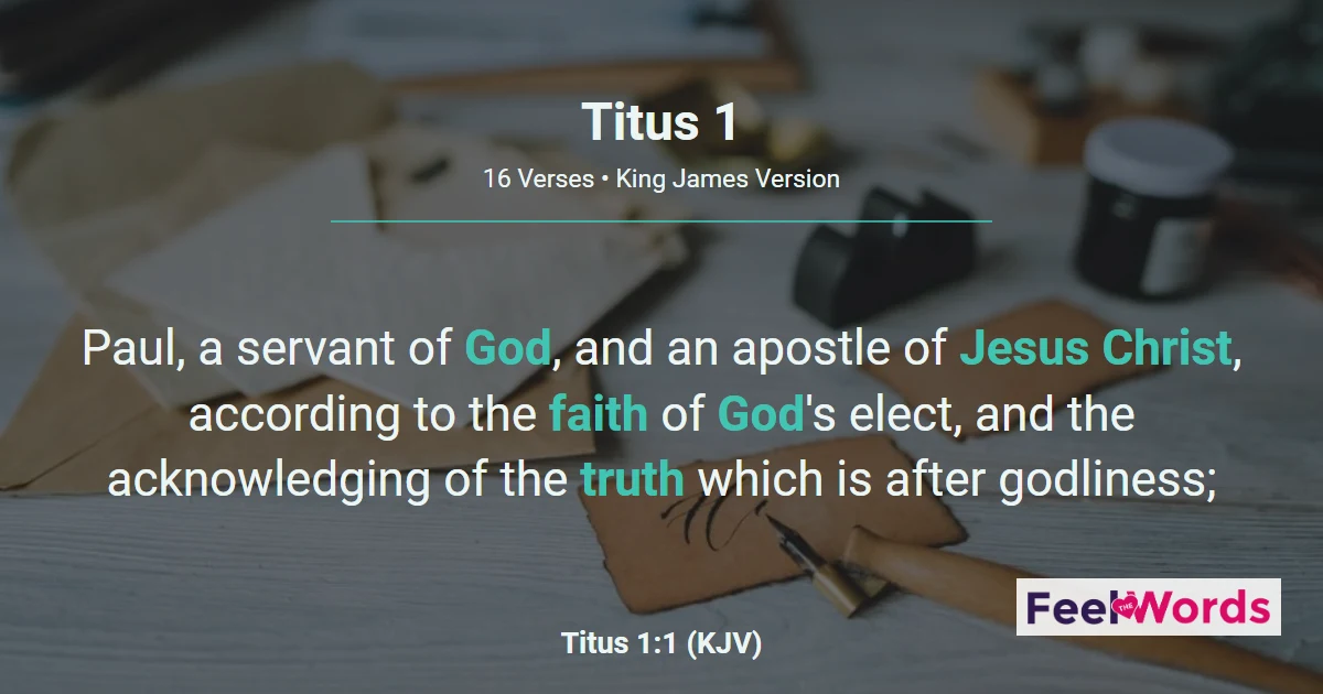 Titus 1: Elders and the Cretan Church