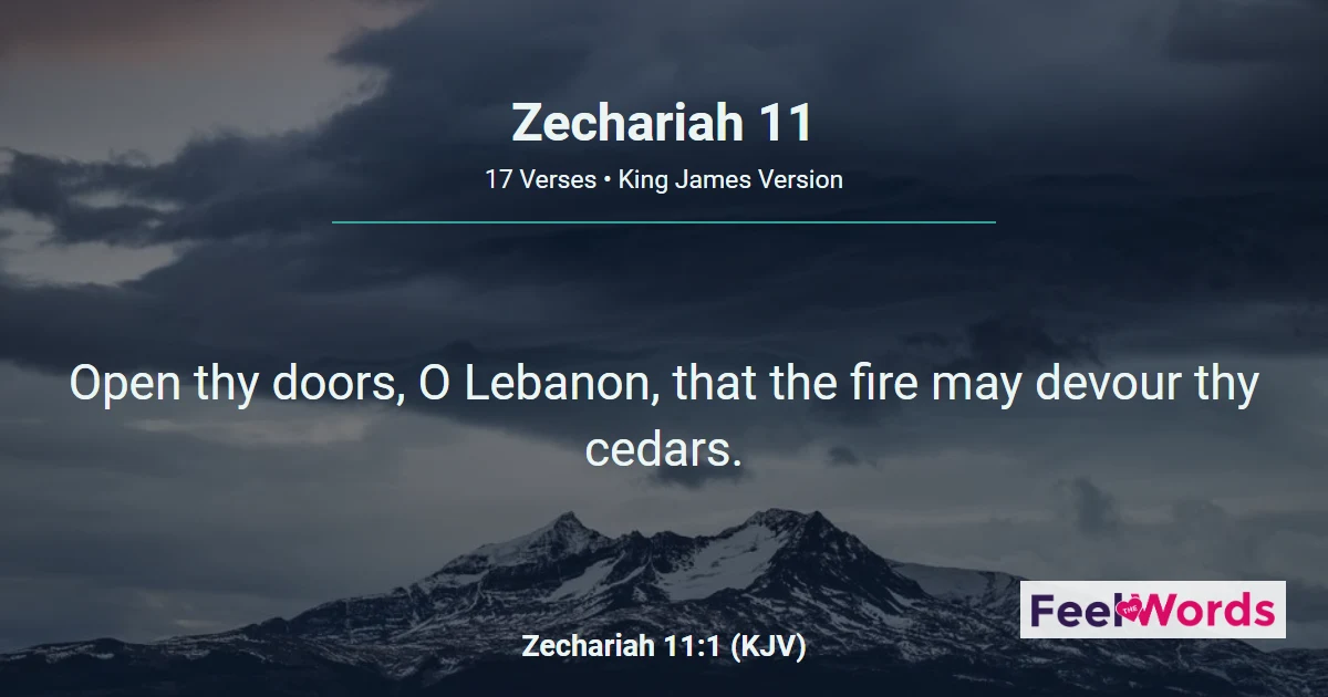 Zechariah 11: Thirty Pieces of Silver