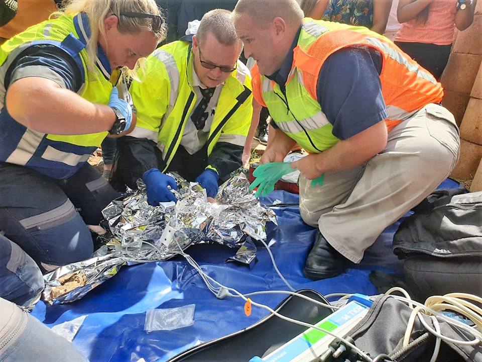 3 Days Old Baby Rescued Miraculously Alive After Being Washed Down Storm Drain third image