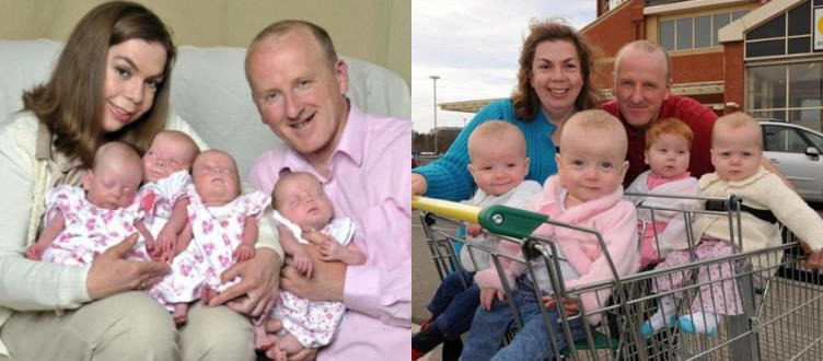 These remarkable quadruplet sisters recently celebrated their first birthday.