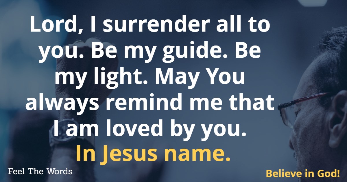 Lord, I surrender all to you