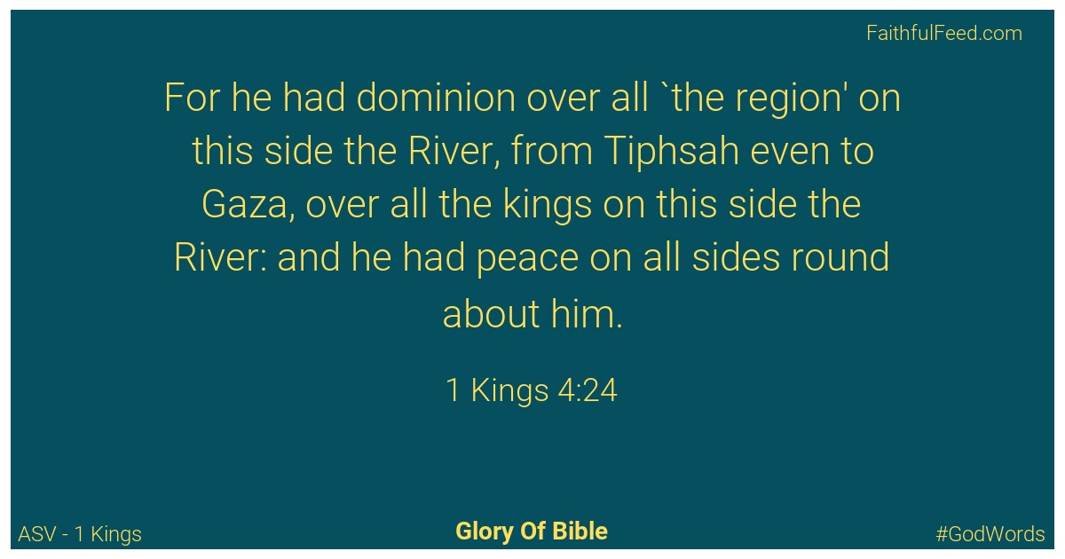 1-kings 4:24 - Asv