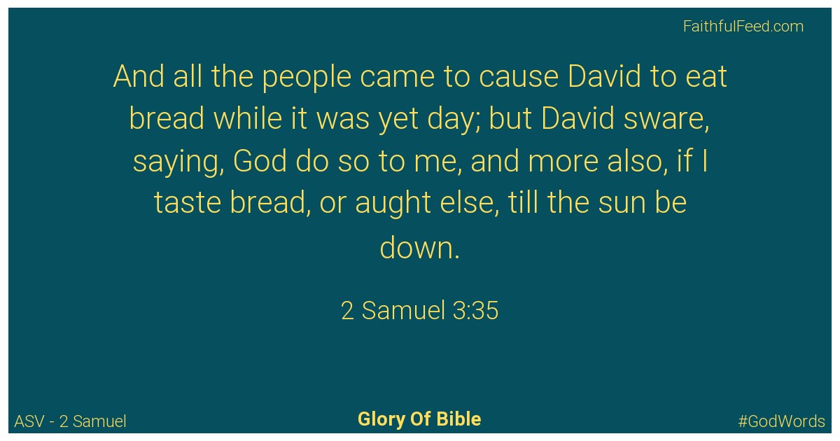 2-samuel 3:35 - Asv