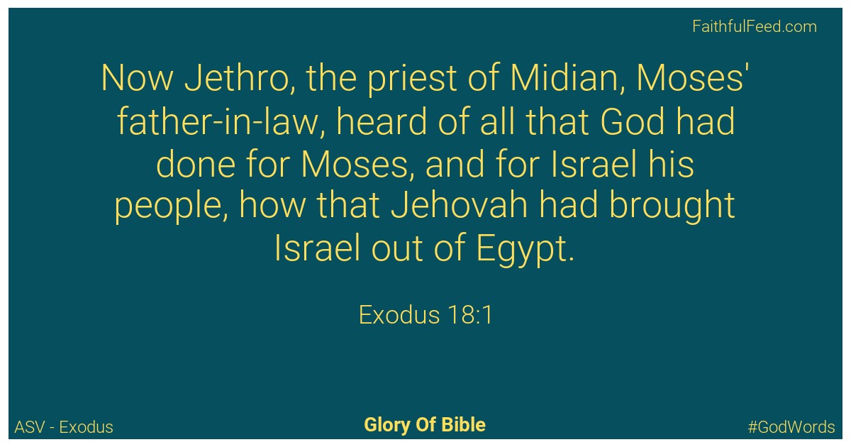 Exodus 18:1 - Asv