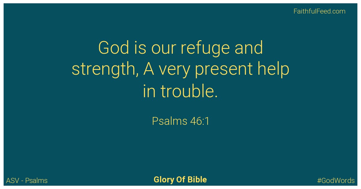 Psalms 46:1 - Asv