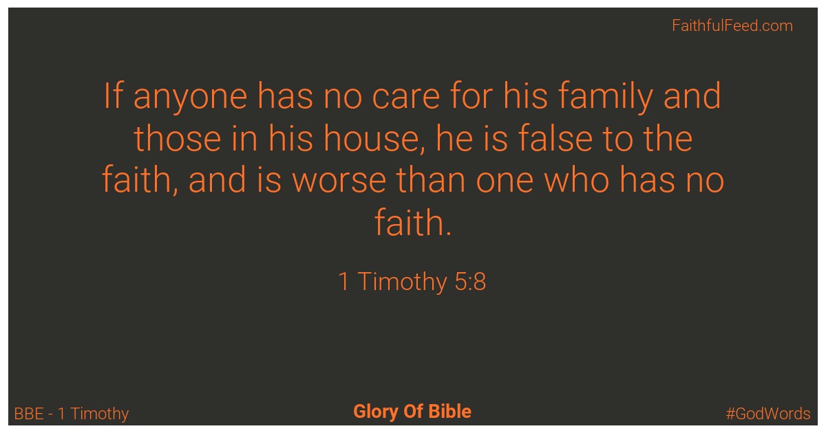 1-timothy 5:8 - Bbe