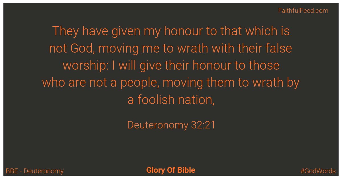 Deuteronomy 32:21 - Bbe