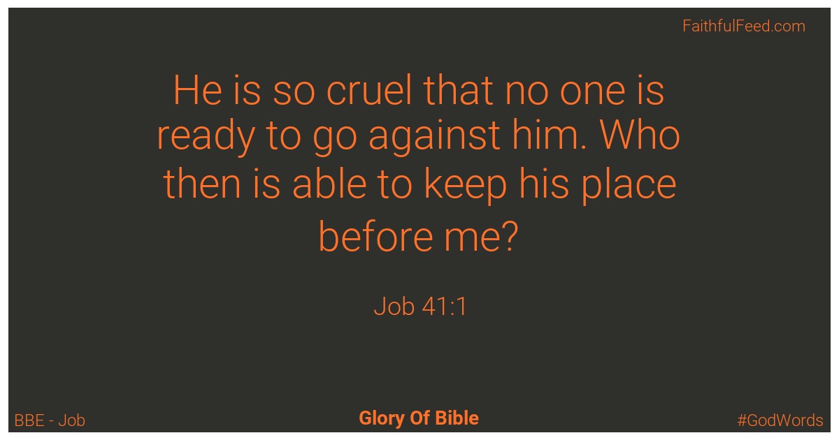 Job 41:1 - Bbe