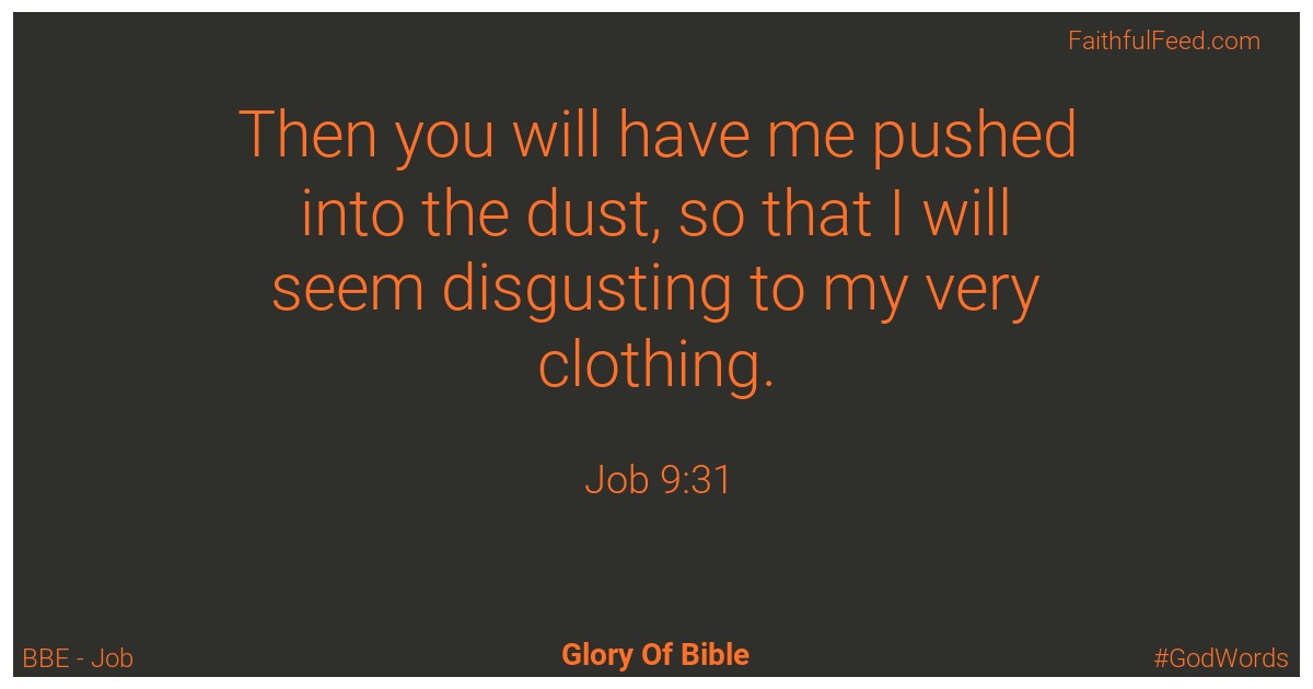 Job 9:31 - Bbe
