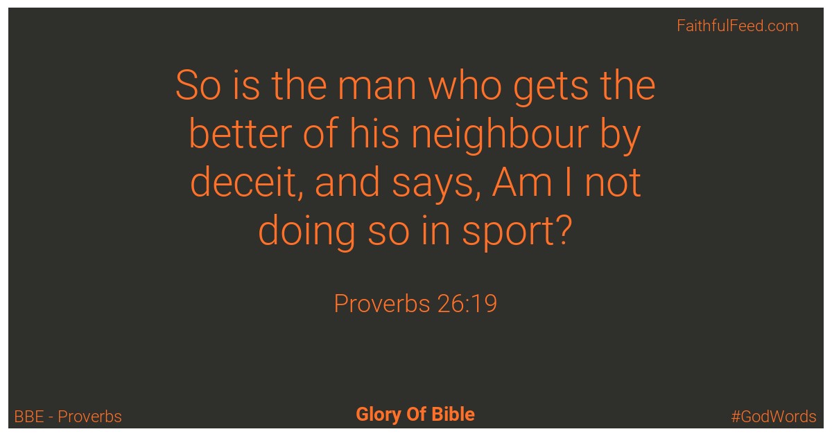 Proverbs 26:19 - Bbe