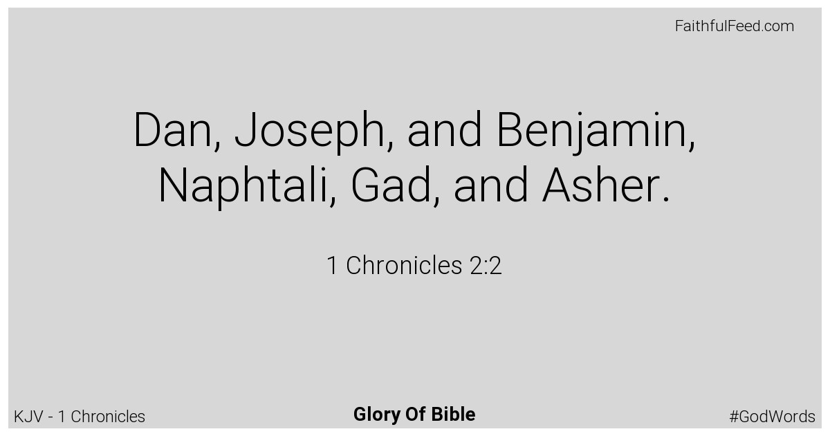 1-chronicles 2:2 - Kjv