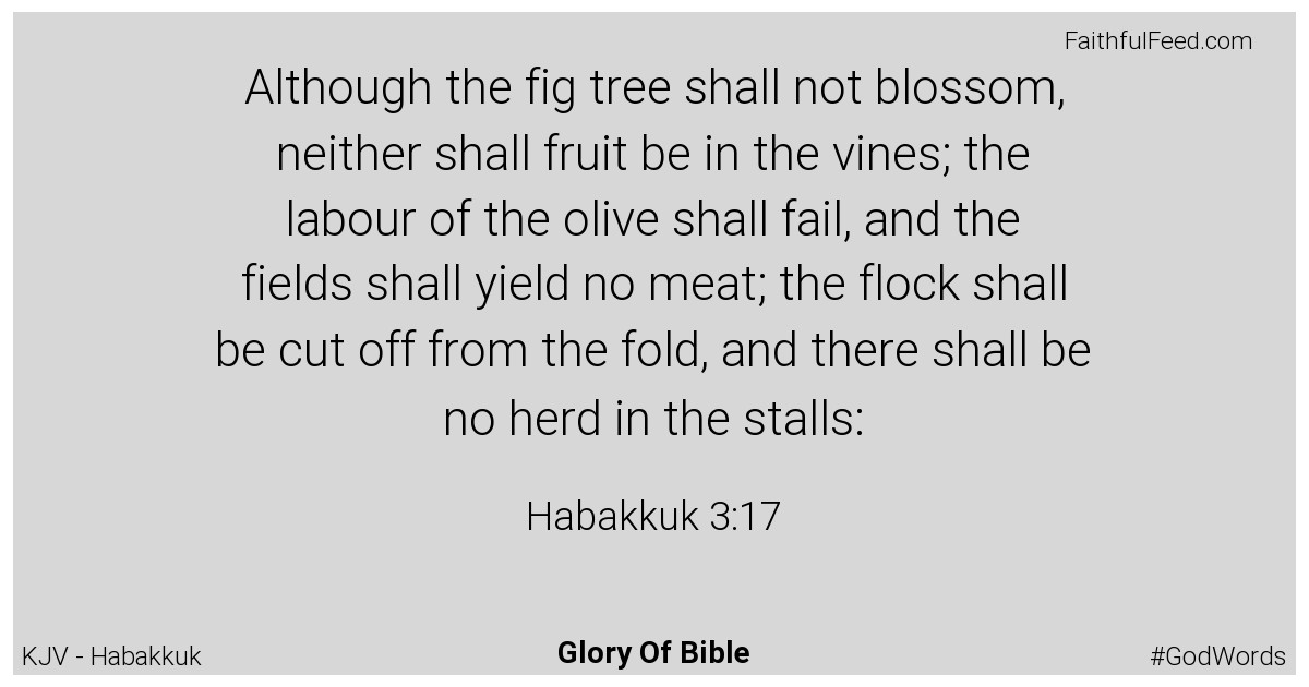 Habakkuk 3:17 - Kjv