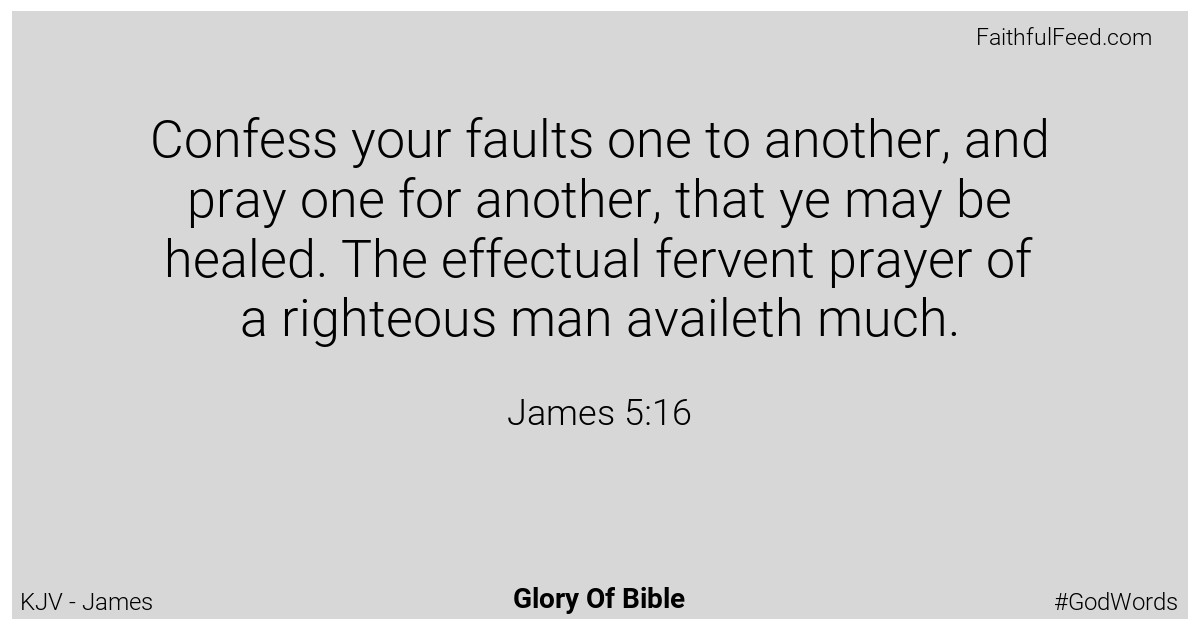 The Bible Chapters from James - Kjv