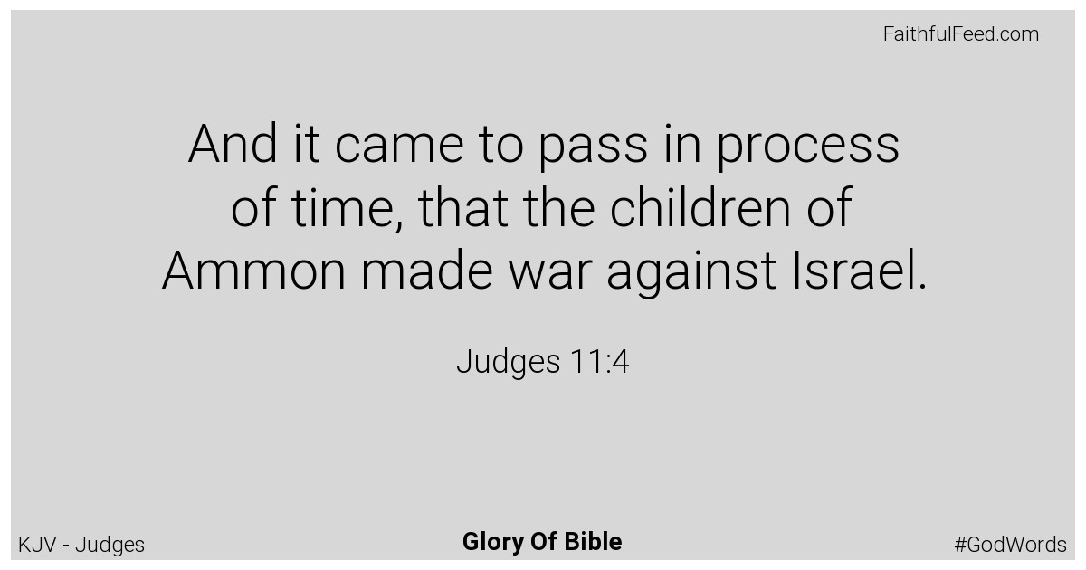 Judges 11:4 - Kjv