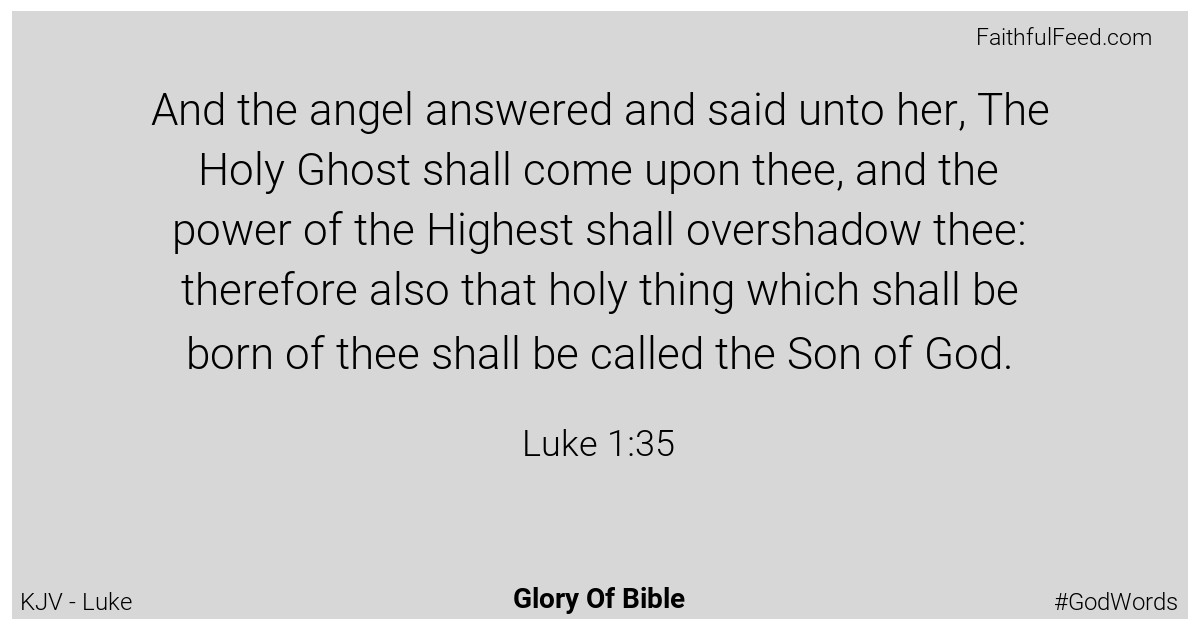 The Bible Chapters from Luke - Kjv