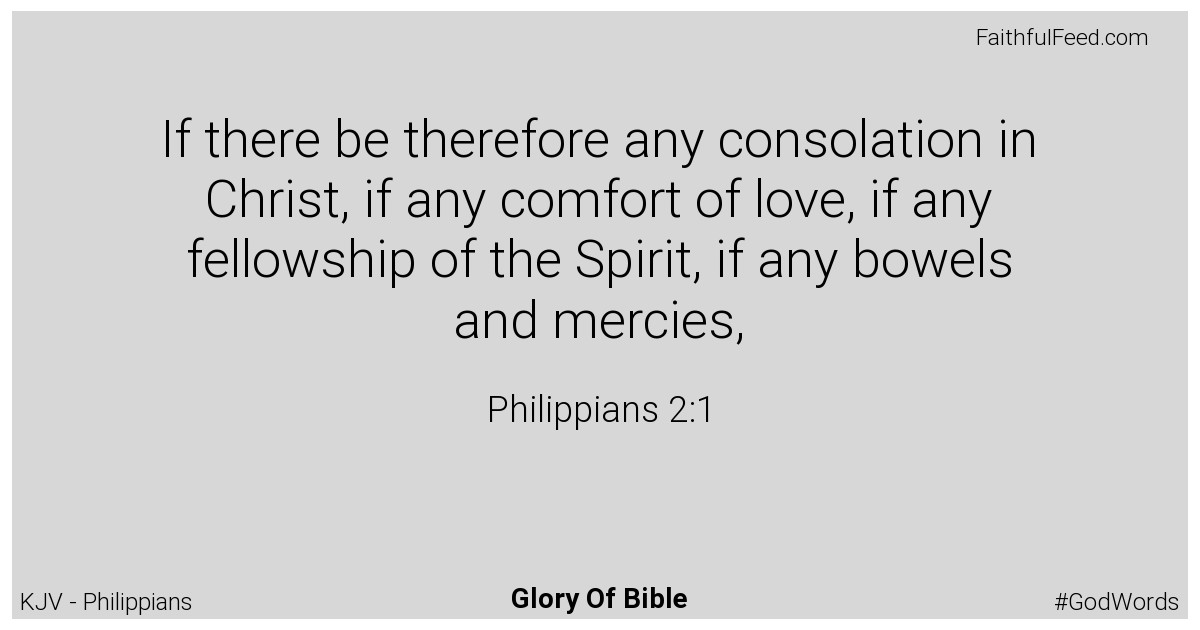 The Bible Verses from Philippians Chapter 2 - Kjv