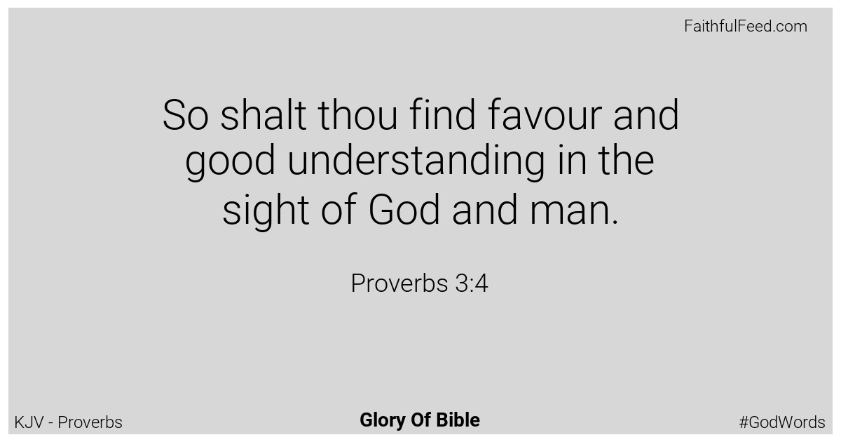 Proverbs 3:4 - Kjv