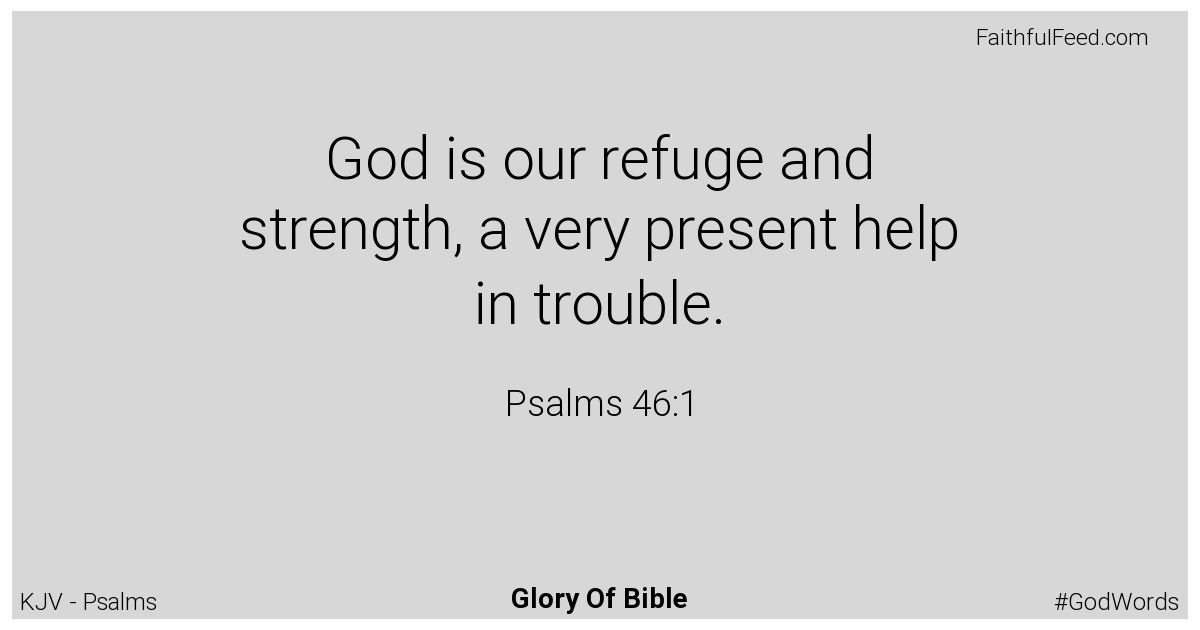 Psalms 46:1 - Kjv