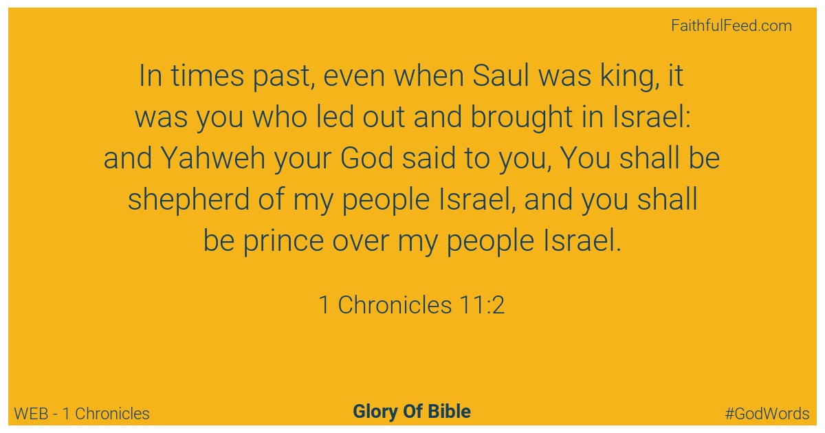 1-chronicles 11:2 - Web