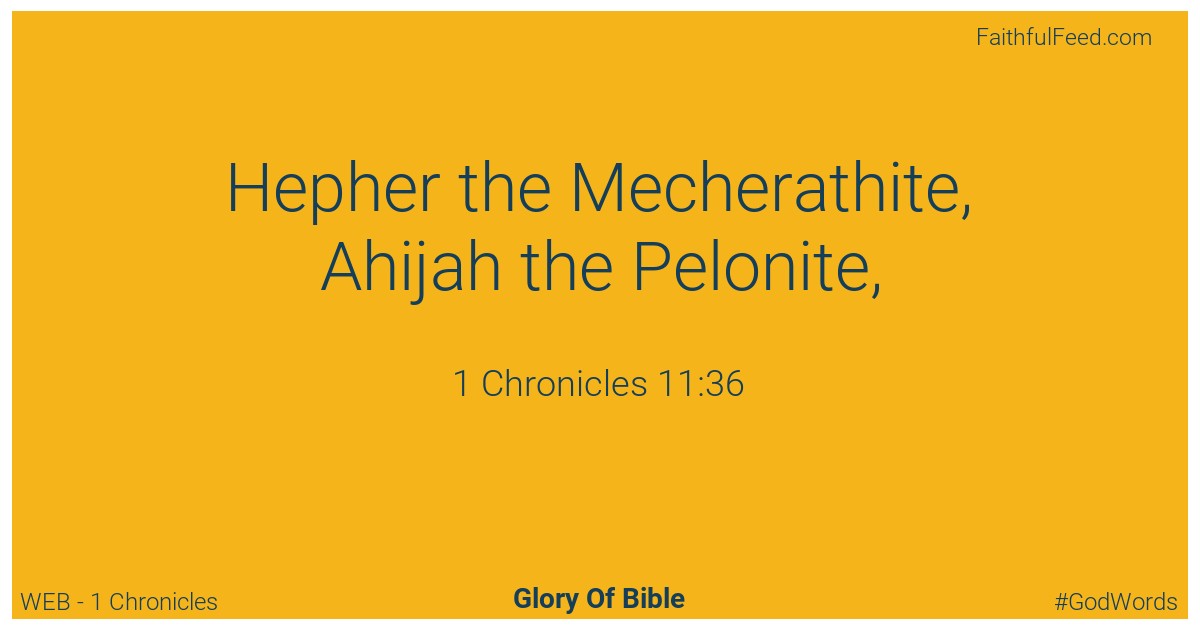 1-chronicles 11:36 - Web