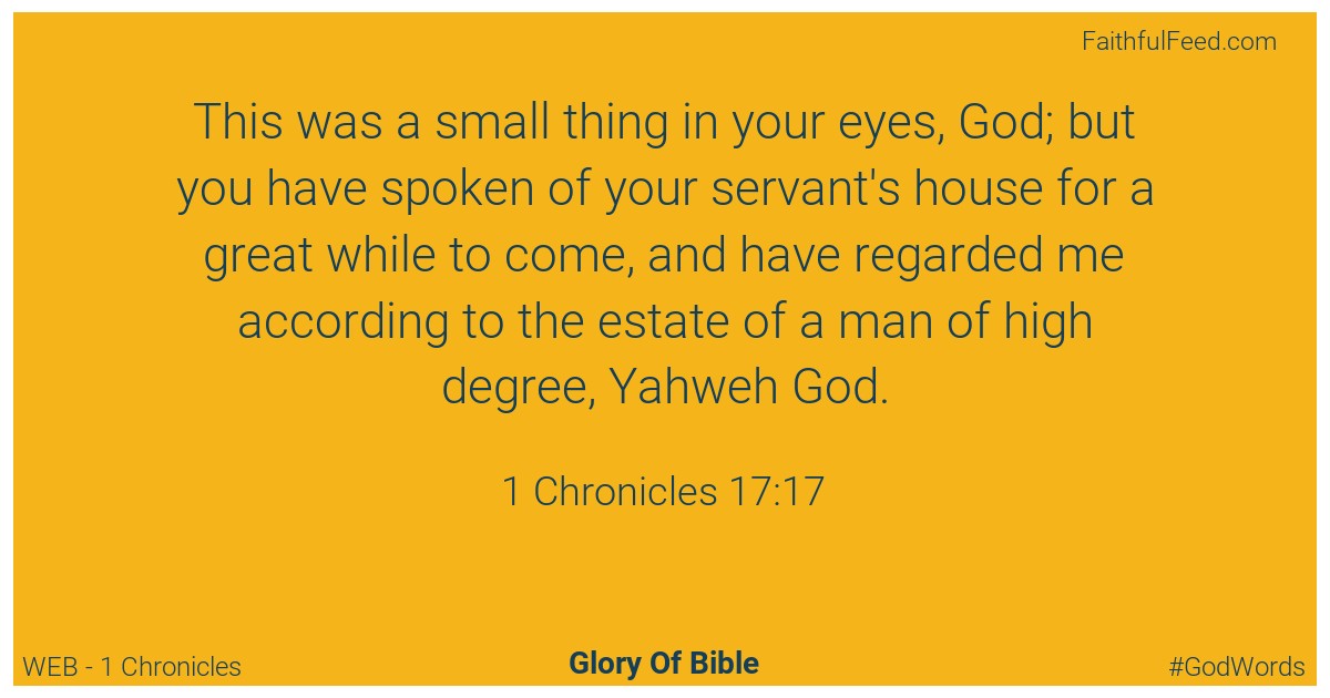 1-chronicles 17:17 - Web