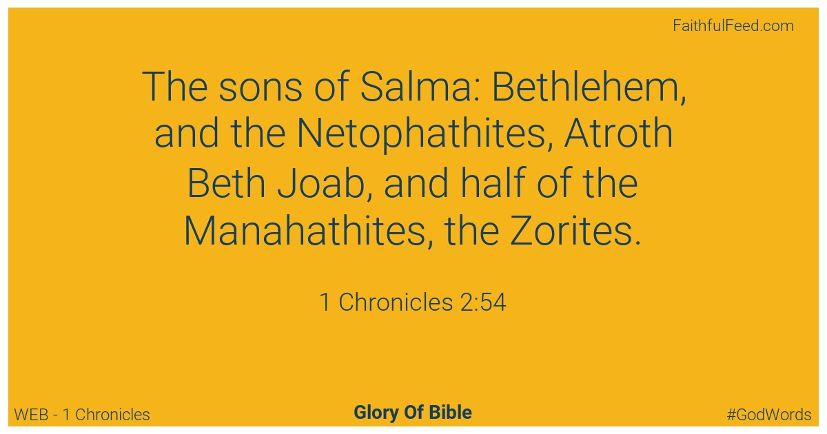 1-chronicles 2:54 - Web