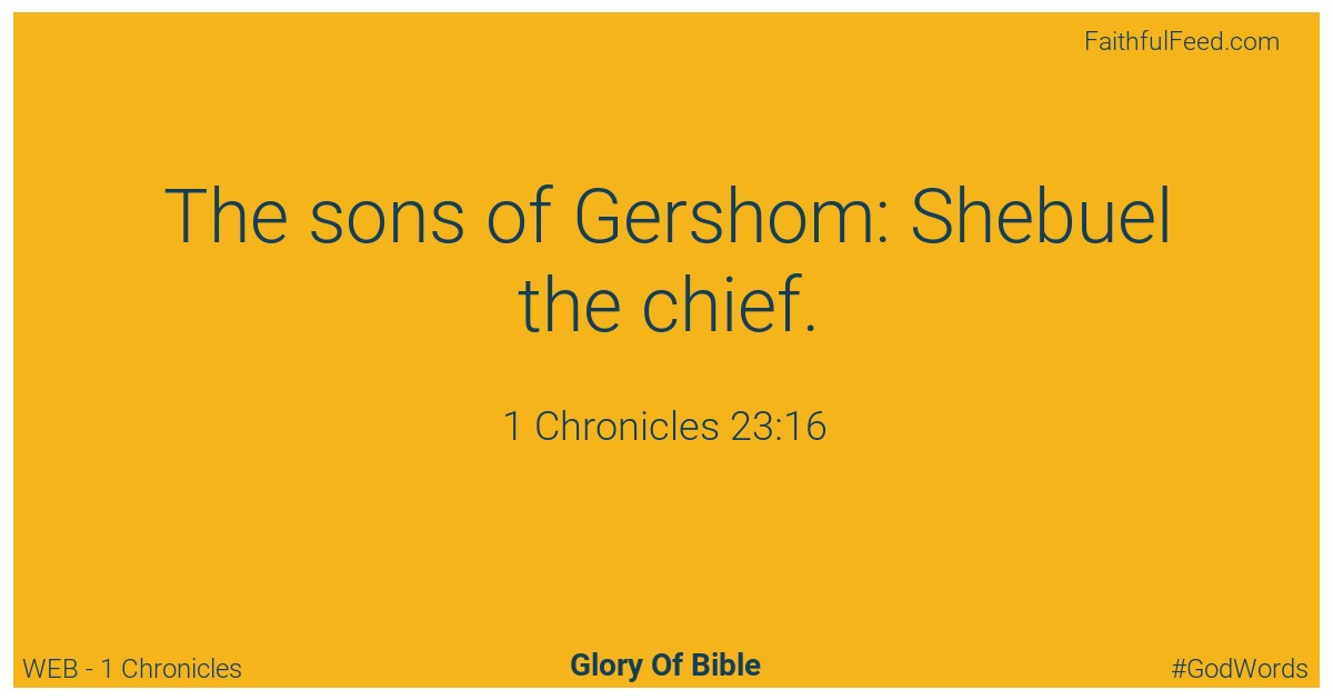 1-chronicles 23:16 - Web