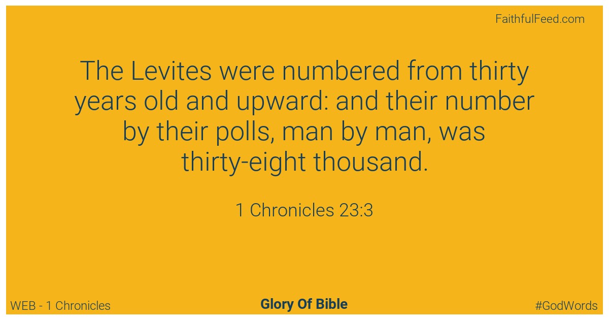 1-chronicles 23:3 - Web