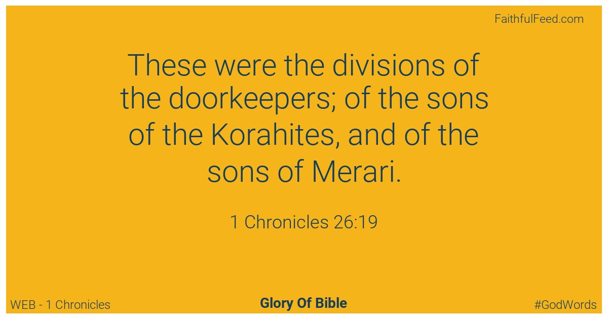 1-chronicles 26:19 - Web