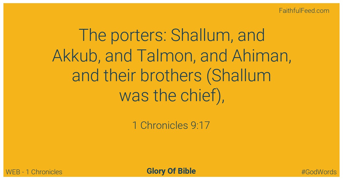 1-chronicles 9:17 - Web