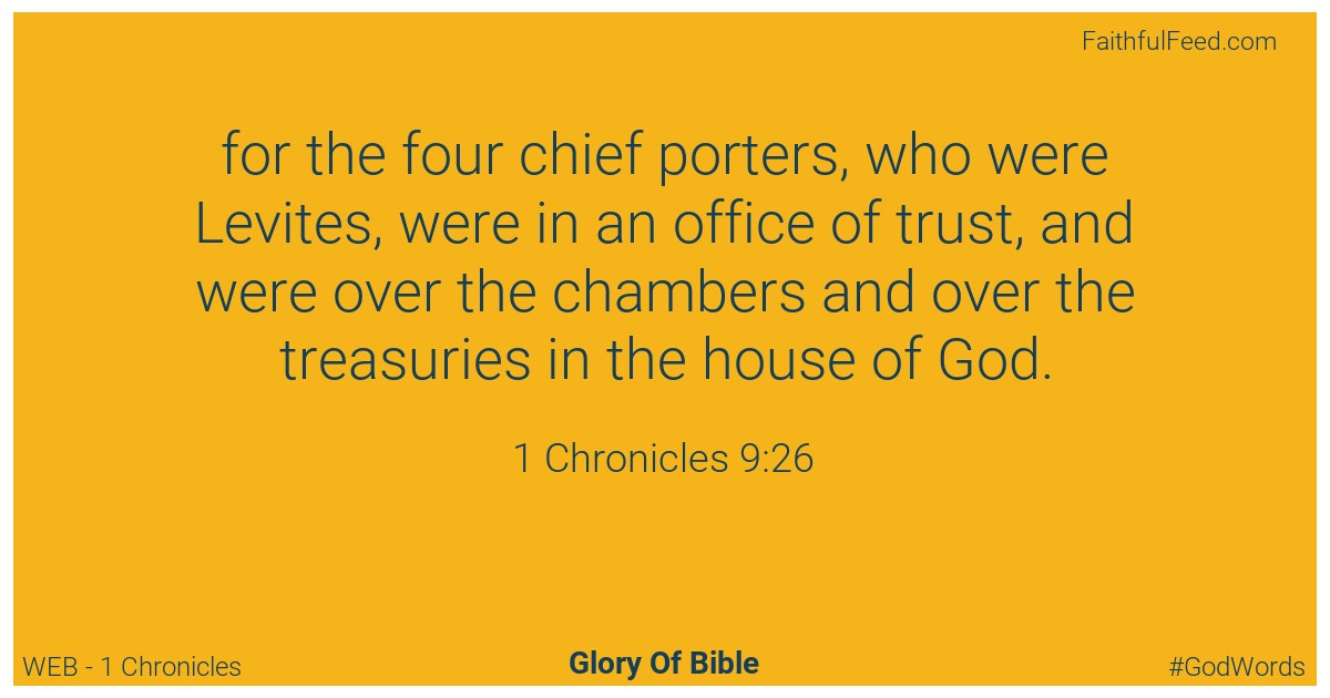 1-chronicles 9:26 - Web