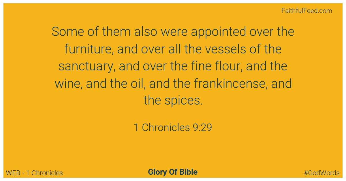 1-chronicles 9:29 - Web