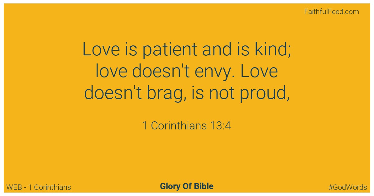 The Bible Chapters from 1 Corinthians - Web