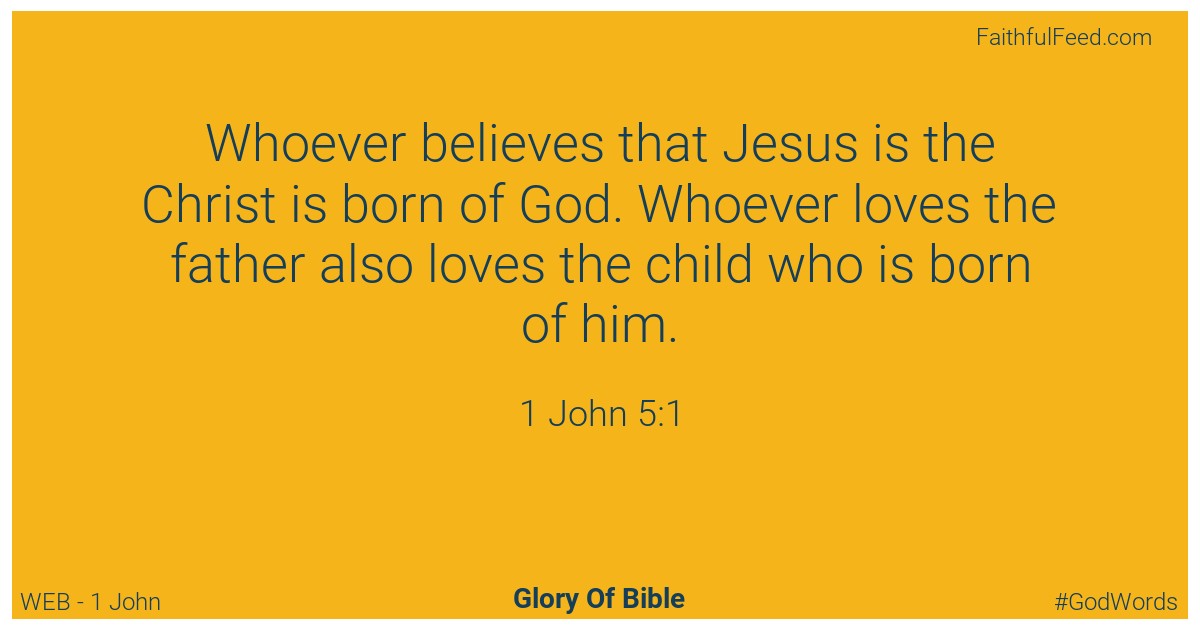 The Bible Verses from 1-john Chapter 5 - Web