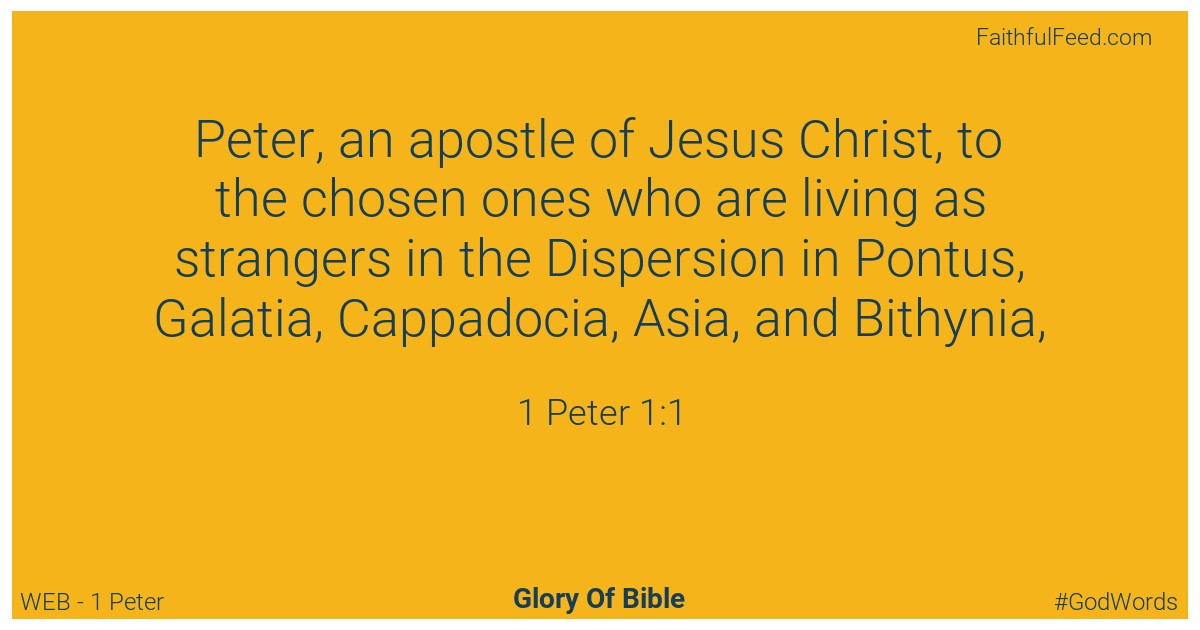 The Bible Verses from 1-peter Chapter 1 - Web