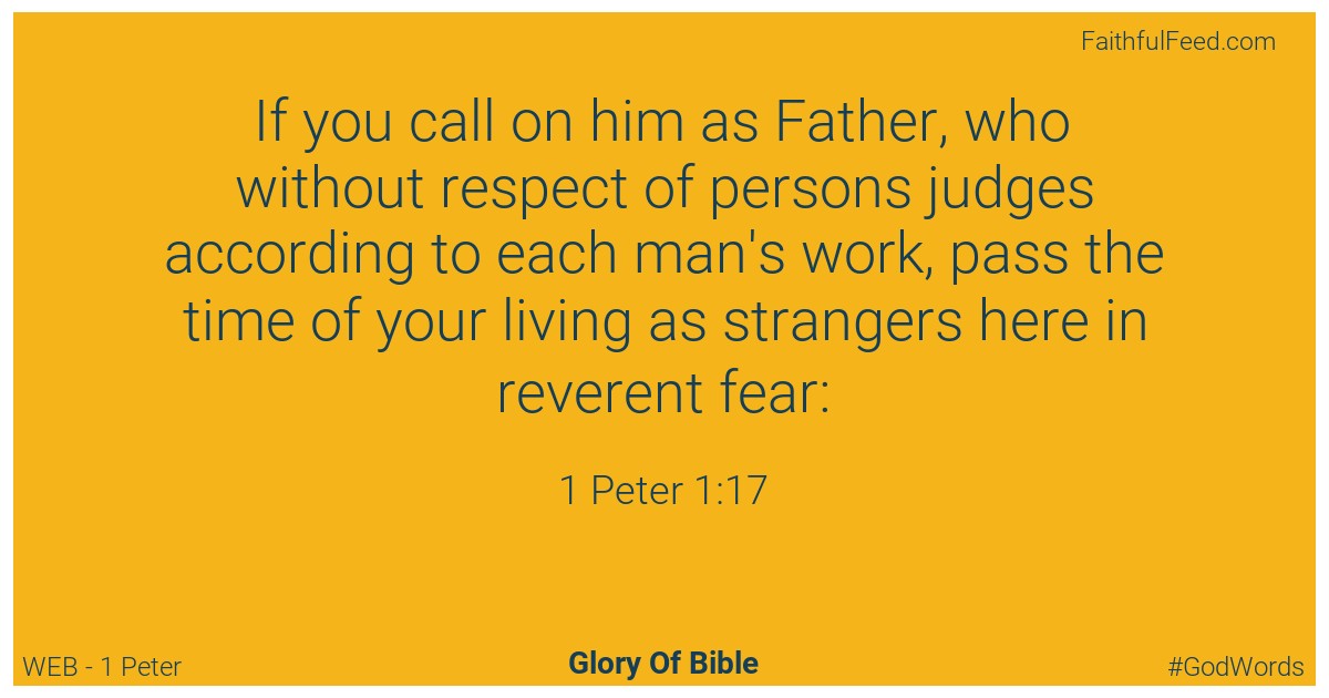 1-peter 1:17 - Web