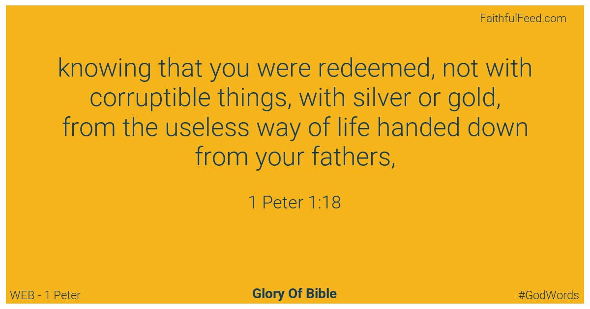 1-peter 1:18 - Web