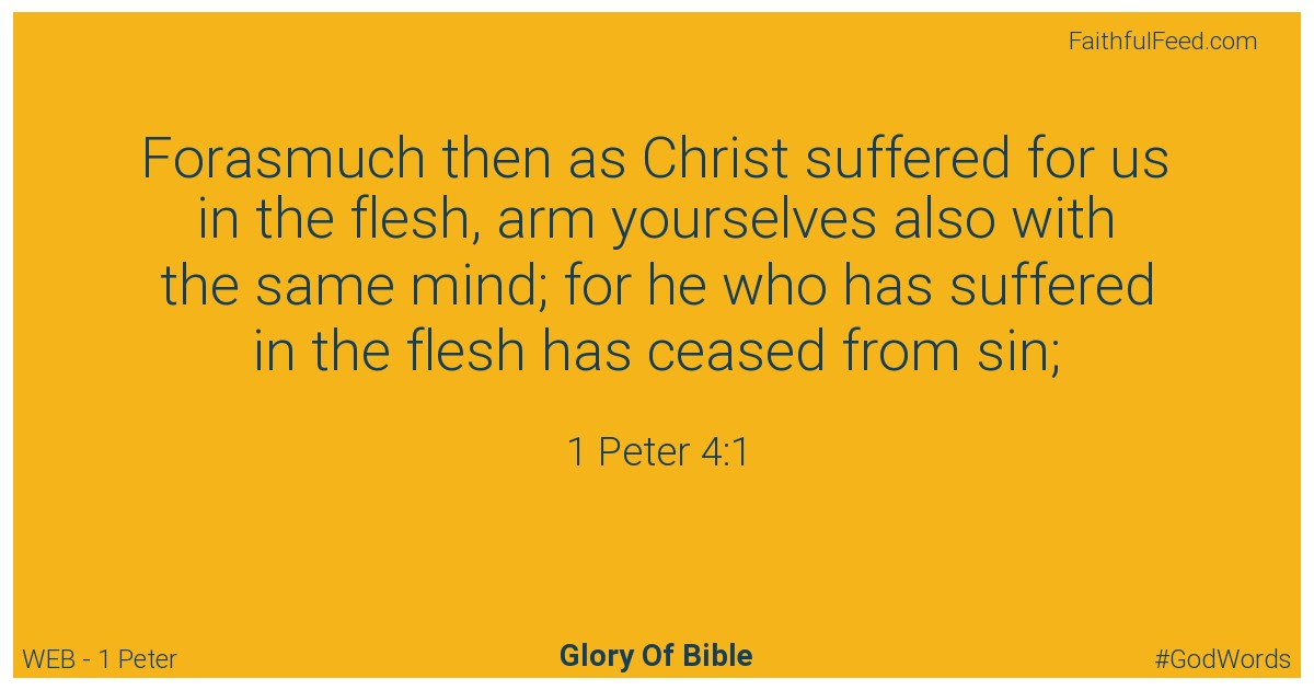 The Bible Verses from 1-peter Chapter 4 - Web
