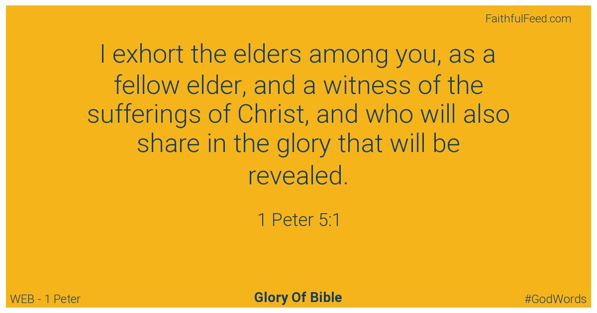 The Bible Verses from 1-peter Chapter 5 - Web