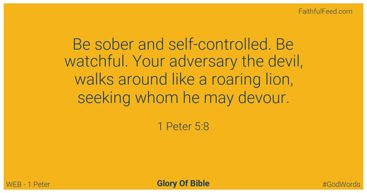 The Bible Chapters from 1 Peter - Web